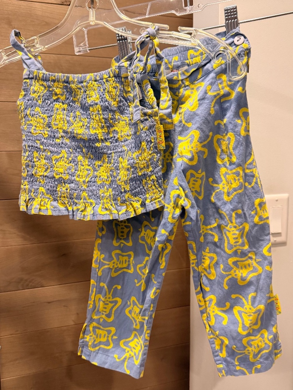 VINTAGE Rag Baby Pant and Tank set - Discontinued Brand - Hippie Child Size 4